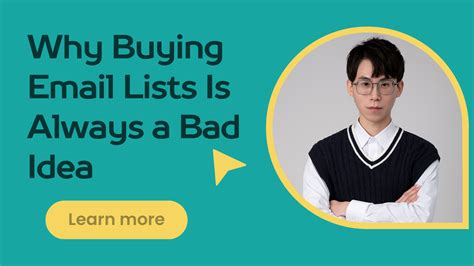 why buying email lists is a bad idea